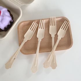 Disposable Wood Chip Tableware Environmental Protection Spoon