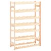 Wine Rack for 42 Bottles Pinewood