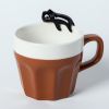 Minimalist cup, ceramic coffee cup, cartoon milk cup, sleepingwater cup, spoon spoon, lovers cup.