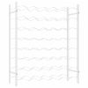 Wine Rack for 48 Bottles White Metal