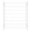 Wine Rack for 48 Bottles White Metal