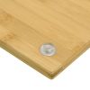 Cooker Covers 2 pcs 19.7"x11"x0.6" Bamboo