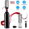 4 In 1 Electric Wine Opener Set Rechargeable Wine Aerator Foil Cutter Vacuum Wine Stopper Wine Gifts for Men Women