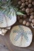 STONEWARE PLATE - PALM TREE