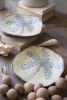 STONEWARE PLATE - PALM TREE