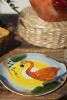 CERAMIC  PLATE - FLAMINGO