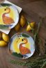 CERAMIC  PLATE - FLAMINGO