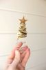 DRIED ORANGE PEEL CHRISTMAS TREE WINE TOPPER