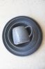 SET OF THREE STONEWASH CERAMIC DINNER & SALAD PLATE & BOWL