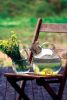 SMALL MOUTHED CIRCULAR TILTED PITCHER