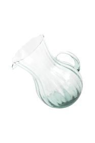 RIBBED TILTED PITCHER
