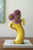 CERAMIC BANANA VASE (MIN 2)