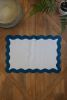 RUFFLE EDGE PLACE MAT - OCEAN