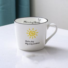 Simple And Large-capacity Coffee Household Ceramic Trend Drinking Cup