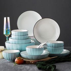 Color: Blue, style: G - Net Celebrity Japan And South Korea Creative Small Pumpkin Bowl Tableware